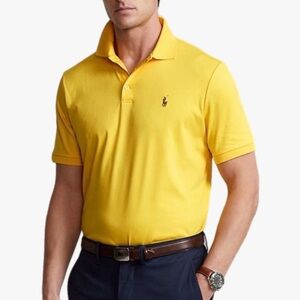Polo by Ralph Lauren Men's 2XLT Bright Yellow Polo Shirt